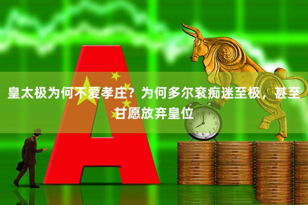 皇太极为何不爱孝庄？为何多尔衮痴迷至极，甚至甘愿放弃皇位